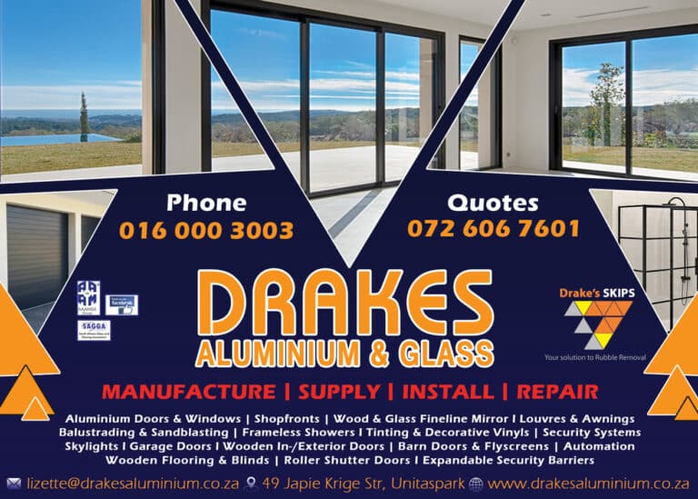 Drakes Aluminium and Glass Vereeniging 4