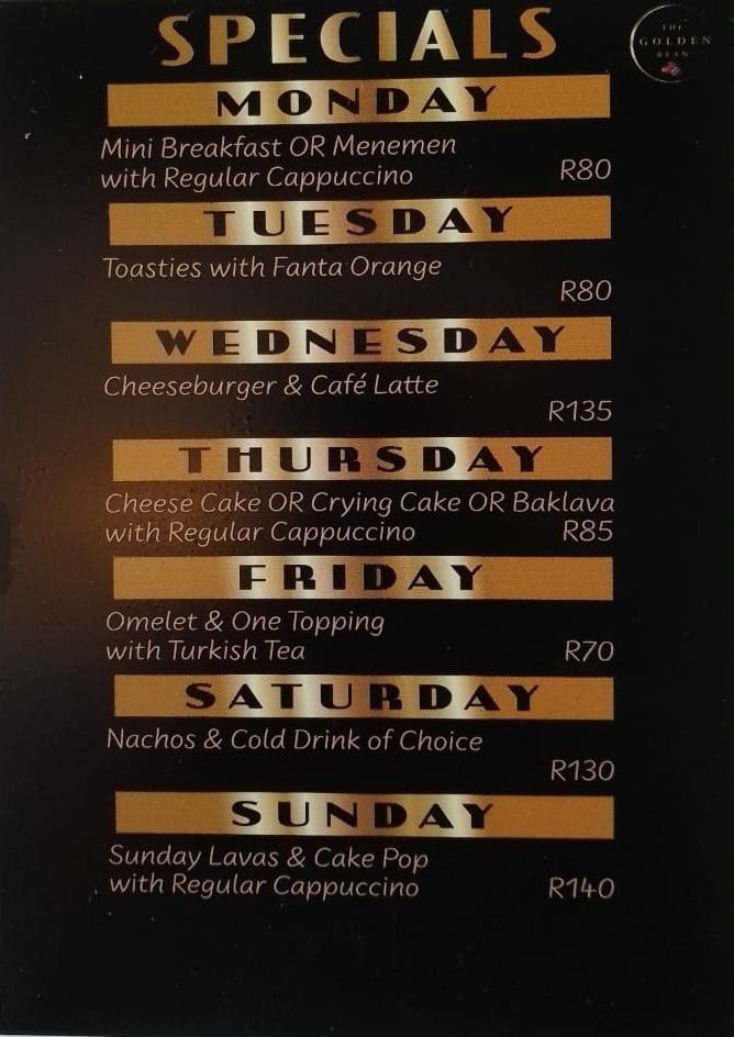 The Golden Bean Vanderbijlpark 1