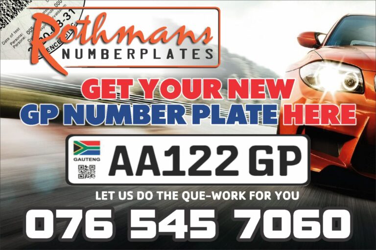 Rothmans Number Plates Sasolburg 3