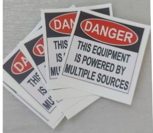 Danger Stickers